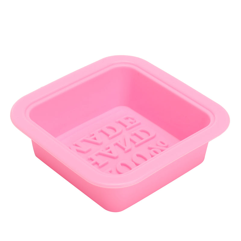 25Pcs/Set Handmade Silicone Soap Mold Square Flexible Baking Mold for Soap Making Cupcake DIY Homemade Craft