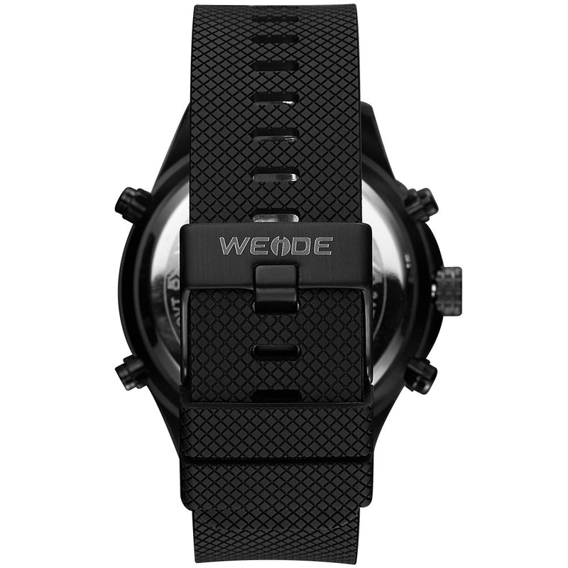WEIDE 6306 Dual Display Digital Watch Cosy Silicone Strap Alarm Calendar Luminous Sport Watch