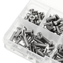 Suleve M4SP2 M4 Stainless Steel Phillips Flat Head Screws Bolts Nuts Assortment Kit 250Pcs
