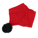 Winter Wool Children Collar Scarf Knitted Collar With Ball Neckerchief Clothing Accessories