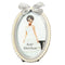 6 Inch Oval Photo Frame Crystal Bow Pearl Home Decor Christmas Gift Picture Frame