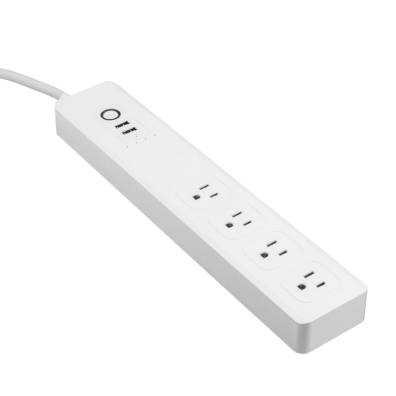 Smart Power Strip Surge Protector Wifi Remote controller Timer Outlet 4 Outlets 2 USB Charging Ports