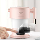 Deerma DEM-F300 100-240V Pink Digital Screen Folding Portable Electric Kettle for Travel