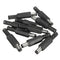 Excellway JP02 10Pcs 5.5x2.1mm DC Power Male Solder Barrel Tip Plug Jack Connector