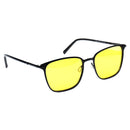 Black Frame Night Vision Men's Sunglasses Box Polarizing Sunglasses Metal Driver's Night Vision Sunglasses
