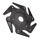 6 Steel Blades Razors Black Trimmer Head Lawn Grass Weed Eater Brush Cutter