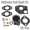 Carburetor Carb Repair Rebuild Kit For Briggs Stratton 495606 494624 3HP-5HP
