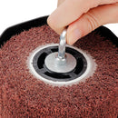 Drillpro Angle Grinder Burnishing Polishing Machine Attachment Metal Steel Wood Sander for 115 125 Angle Grinder
