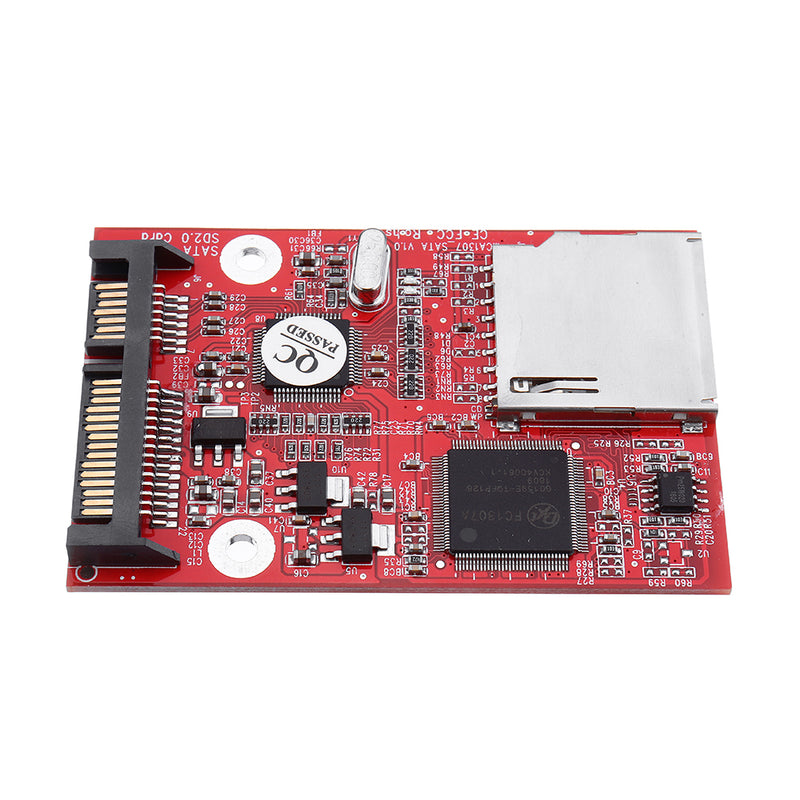 SD to SATA SD SDHC MMC Card To SATA 7+15pin HDD Hard Disk Drive Converter