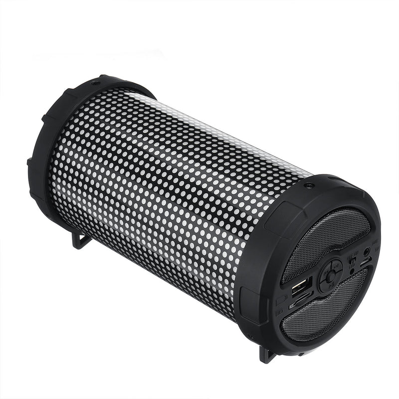 Portable LED bluetooth Speaker Splash-proof Stereo Surround Sound Outdoor Headset Support FM USB AUX TF Card