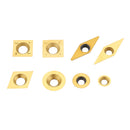 Drillpro Titanium Coated Wood Carbide Insert Milling Cutter For Wood Turning Tool Woodworking
