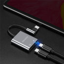 Bakeey 3 in1 30W Type-C to Type C PD 3.5mm AUX Jack Fast Charging Intelligent Adapter For Huawei P30 Pro Mate 30 5G Xiaomi 9Pro Redmi K20 Pro K30