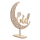 Golden Moon Stand Decorations Wood For Mosque Islam Hajj M uslim Ramadan Decor