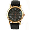 Wecin 9003 PU Leather Roman Number Band Analog Quartz Couples Watch