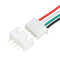 Excellway 20Pcs XH Pitch 2.54mm Single Head 4Pin Wire To Board Connector 15cm 24AWG With Socket