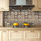 Retro Self-adhesive Wall Sticker Home Tiles Floor Background Kitchen PVC Anti-oil Wall Stickers