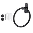 Towel Ring Rack Holder Wall Mounted Bathroom Toilet Hand Round Space Aluminium