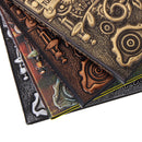 Home Gift Journal PU Cover Writing Pads Hardcover Travel Retro Embossed Notebook Handcraft Diary School