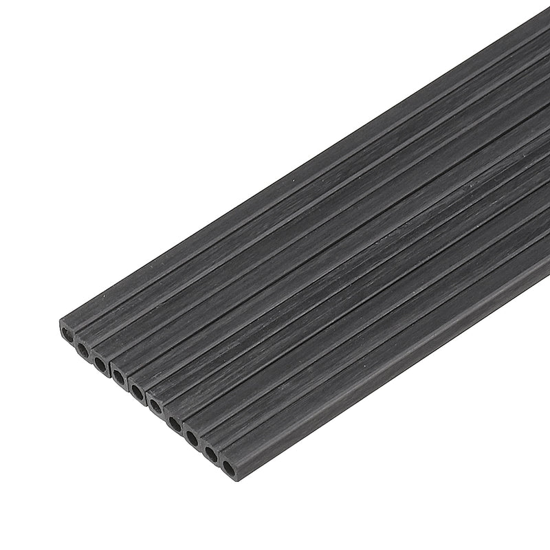 10Pcs/Set 200mm Square Carbon Fiber Tube Pure Carbon Hollow Square Pipe Matt Surface for RC Airplane DIY Tool