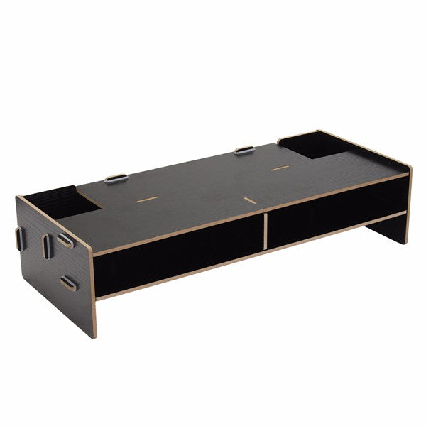 Home Office Desk PC Computer Monitor LCD TV Stand Riser Keyboard Shelf Plinth