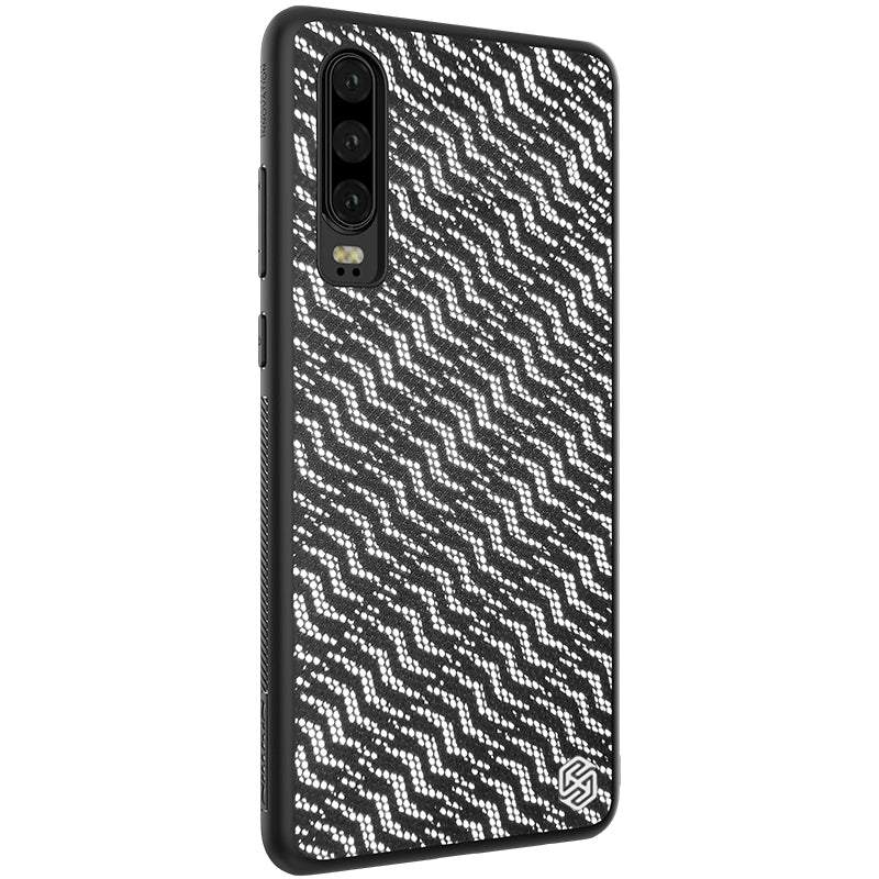 NILLKIN Woven Polyester Mesh Reflective Anti-fingerprint Protective Case for HUAWEI P30