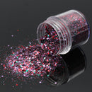 4 Pots 10ml Nail Art Glitter Powder Sheet Sequins Sparkly Colorful Christmas Iridescent Acrylic Tips