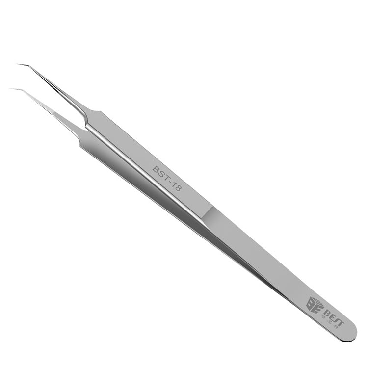 BEST BST-18 Super Sharp Extended Maintenance Mobile Fingerprint Fixture Precision Hardened Tweezer