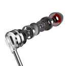 FONGE C05 3.5mm Plug In-ear Wired Control Heavy Bass Earphone With Mic