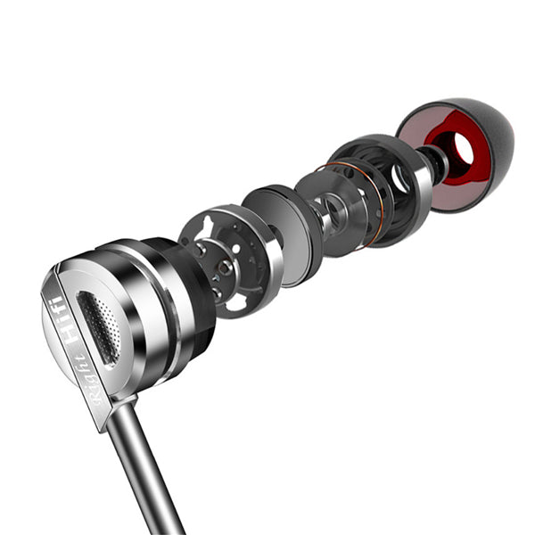 FONGE C05 3.5mm Plug In-ear Wired Control Heavy Bass Earphone With Mic