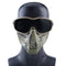 Wosport Tactical Glasses+Half Face Mask Removable Outdoor CS Military Protective Mask