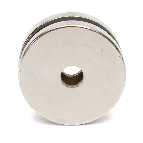 2pcs N35 30mm x 5mm Strong Countersunk Magnets 5mm Hole Rare Earth Neodymium Magnets