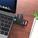 ROCKETEK USB3.0 Smart Card Reader Memory Card SIM Card Reader TF Card Reader SCR10A