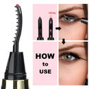 Electric Heated Eyelash Curler  Heating Long Lasting Curled Eyelashes Painless Curved Beauty Make Up Tool
