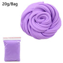 Fluffy Foam Slime Clay Ball Supplies DIY Light Soft Cotton Charms Slime Fruit Kit Cloud Craft Antistress Kids Toys