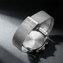 Reward RD82004M Fashion Men Watch Light Luxury Waterproof Chronograph Stainless Steel Quartz Watch