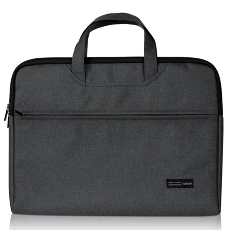 DELI 5590 Powerful Portable Zipper Office Meeting Record Acceptance Bag Computer Large Capacity Business Bag