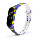 Colorful Pattern Watch Band Watch Strap Silicone Strap for Xiaomi Miband 4 Miband 3