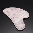 Natural Rose Quartz Jade Stone Gua Sha Board Manual Scraping Plate Face Body SPA Acupuncture Massage Relaxation Massager Health Care