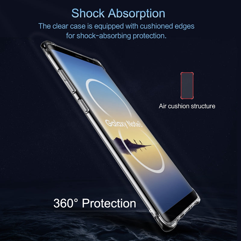 Bakeey Air Cushion Corners Clear Shockproof Soft TPU Case For Samsung Galaxy Note 8