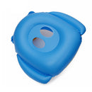69*65cm Cartoon Children's Swimming Ring Environmentally Friendly Pvc Thickened Inflatable Swimming Ring Steering Wheel Horn Swimming Boat