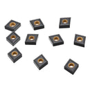 Drillpro 10pcs CNNMG120408 MS CVD Turning Tool Carbide Insert for DCLNR/L