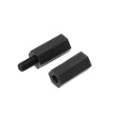 Suleve MXNH1 M2 M3 Nylon Screw Black Hex Screw Nut Nylon PCB Standoff Assortment Kit 600Pcs