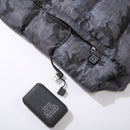 Electric Vest Heated Cloth Jacket USB Warm Heating Pad Body Winter Warmer Gray