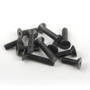 Suleve MXCH9 480Pcs M2 M2.5 M3 Flat Countersunk Head Hex Socket Screws Kit 10.9 Grade Machine Bolt Screw