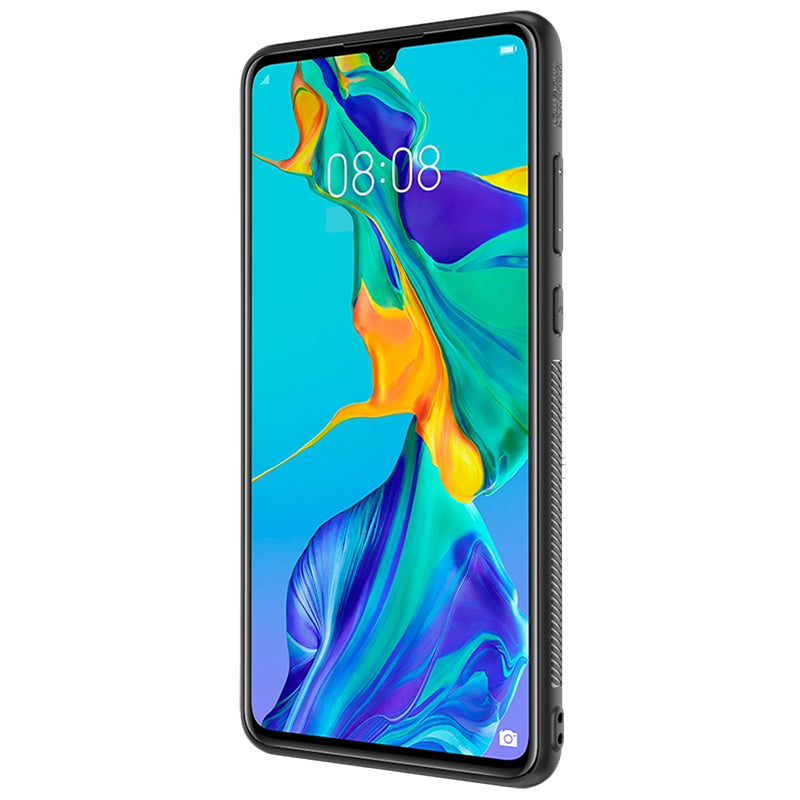 NILLKIN Ultra-thin Synthetic Fiber Plaid Magnetic Adsorption Protective Case for HUAWEI P30