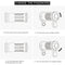 Folding Anti Theft Lock Security For Scooter Bike With Password/Key