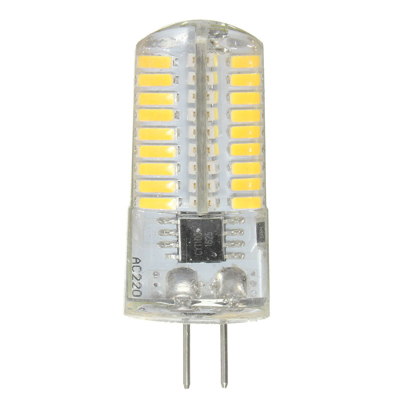 Dimmable E17 E11 E12 BA15D G4 G8 G9 3W 72 SMD 4014 LED Warm White White Corn Bulb Light AC220V