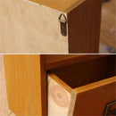 Shabby Chic Wooden Vintage Shelf Bracket Unit With Drawer 3 Key Hooks Wall Storage White