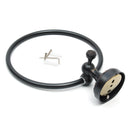 Antique Black Space Copper Towel Ring Holder Bathroom Wall Mounted Rack Hanger