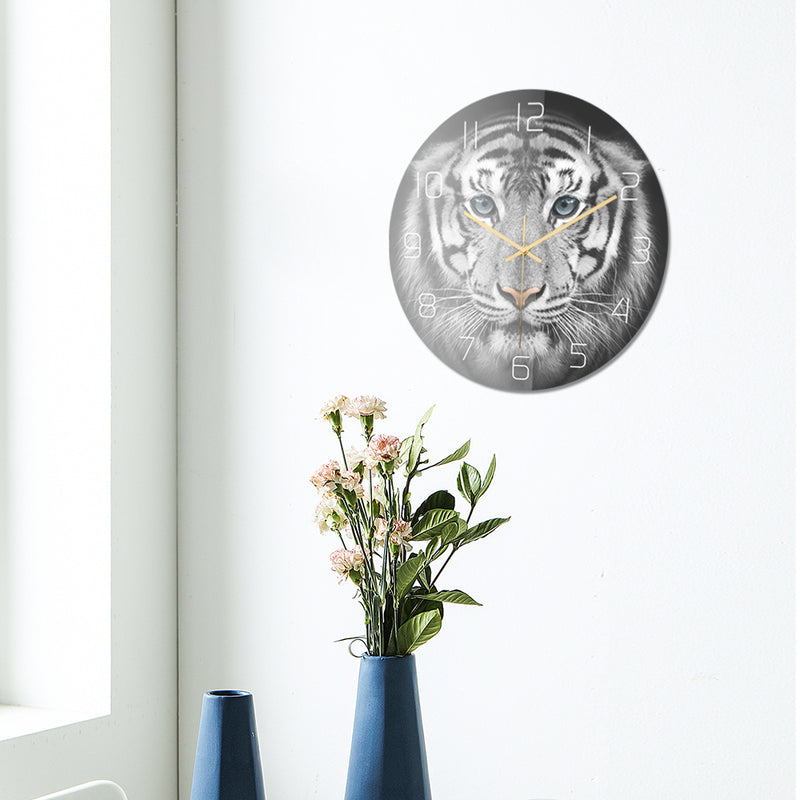 Loskii CC099 Creative Wall Clock Mute Wall Clock Quartz Wall Clock For Home Office Decorations